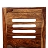 Oliver Sheesham Wood Dining Chair in Teak Finish