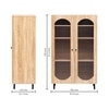 Stellar Multipurpose Storage Cabinet (Tall Size, Oak)