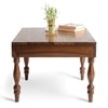 Hudson Sheesham Wood Coffee Table In Teak Finish