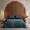 Stoa Paris King Size Bedsheet Bedsheet, Deep Teal