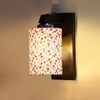 Devansh Solid Wood Electric Wall Light in Brown Colour with Multi Shade Count of 1 Light