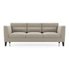 Lewis 3 Seater Fabric Sofa In Oyster Beige Colour