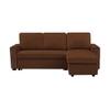 Solace  Pull Out Sofa cum Bed  in Brown Colour