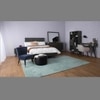 Scandinavian Dabney King Bed Cocoa Finish