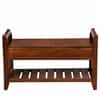 Parker Solid Wood Bench in Provincial Teak Finish