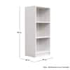 Hexa Engineered Wood Bookshelf Multipurpose Storage Rack in Frosty White Colour
