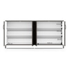 Alex 18 Pair Shoe Rack in Dark Wenge Finish