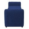 Redol Boucle 2 Seater Ottoman Bench with Storage  in Navy Blue Color