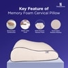 Cervical Memory Foam Pillow 27X18 Inches For Neck Support