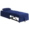 Evenie 1 Seater Pull Out Sofa cum Bed  in Navy Blue Colour