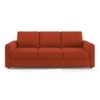 Apollo Sofa Set (Colour : Lava, Cushion : Hard, Back Type : Regular, Seater : 3+1+1)