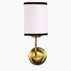 Devansh Metal Electric Wall Light in Gold Colour with Multi Shade Count of 1 Light