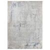 Blue Ivory Abstract Wool Silk Hand Tufted Area Rug for Living Room Bedroom 12x15