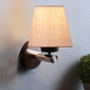 Devansh Metal Electric Wall Light in White Colour with White Shade Count of 1 Light