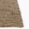 Jaipur Rugs Geometric Jute 5x8 Feet Cloud White And Peach Dhurrie Carpet For Living Room
