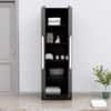 Hexa Red Wooden 2 Door Wardrobe with 4 Shelves in Flower Wenge Colour