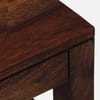 Noguchi Sheesham Wood Dining Chairs in Scratch Resistant Provincial Teak Finish Set of 2