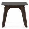 Galaxy Stone Side Table in American Walnut Finish