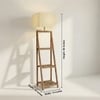 Raphael Beige Jute Floor Lamp with Beige Jute Base
