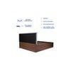 Satya Bed With Premium Leatherette Fabric And Box Storage Queen Bed