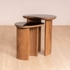 Brio Stainless Steel Side Table in Black Colour