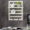 WOODENMOOD Rectangular Wall Rack