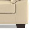 Esquel 3 Seater Leatherette Sofa in Cream Colour