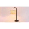 Journee Bamboo shade Iron Table Lamp