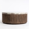 Sevyn Solid Wood Coffee Table In Dark Walnut Finish
