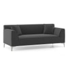 Wynn 3 Seater Fabric Sofa in Urban Grey Colour