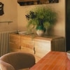 Riverhedge Solid Acacia wood Sideboard with 6 Drawers in Natural Finish