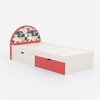 Sweet Slumber Kids Single Bed in Red