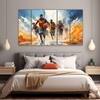 The Castle Decor Basketball Wall Art Set of 5 Digital Painting 27x48 Inch