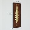 W-Harper Abstract Metal Wall Decor in Gold Set of 1