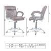 Ammoreavolea Mid Back Executive Chair in Brown Colour