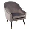 Matisse Accent Chair in Grey Colour