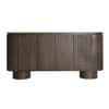Vetex Solid Mango Wood Sideboard with 4 Drawer in Dark Finish
