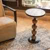 Ireka Homes Pearl Wooden End Table