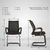 Kepler Brooks Iris Visitor Chair in Black Colour