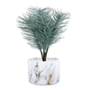 Attractive Faux Plant With White Ceramic Pot