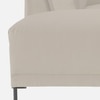 Modernelegance Wood Right Aligned 3-Seater With Upholstery Non Storage Sofa In Grey Colour