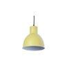 Opi Minimal Pastel Yellow Metal Single Hanging Light