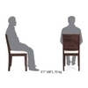 Oribi  Solid Wood Dining Chair in Teak Finish - Set of 2