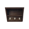 Estelle Wooden Wall Shelf Organiser With Key Holders