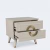 Aurora Engineered Wood Bed Side Table in Pumic Grey