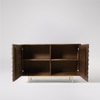 Katana Small Solid Wood Sideboard in Brown Colour