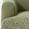 Zenliving Wood 3 Seater With Upholstery Non Storage Sofa In Green Colour