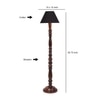 Devansh Wooden Floor Lamp