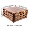 Montreal Sheesham Wood Coffee Table In Teak Finish