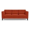 Lewis Sofa Set (Colour : Lava, Cushion : Hard, Seater : 3+1+1)